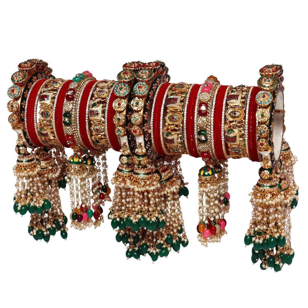 Rajwadi Bridal Bangles