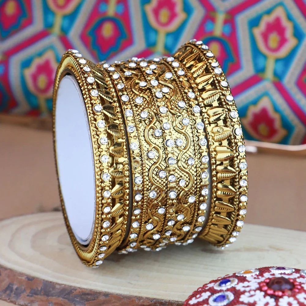 Stone Studded Kada Bangles